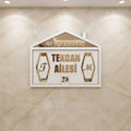 * Kişiye Özel Modern Tasarım Kapı İsimliği & Süsü Mdf Pleksi      25 x 20 cm - Velakon